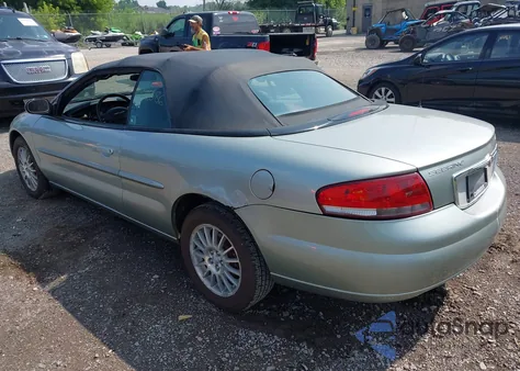 2005 Chrysler Sebring Touring from USA, damaged, VIN 1C3EL55R85N567038